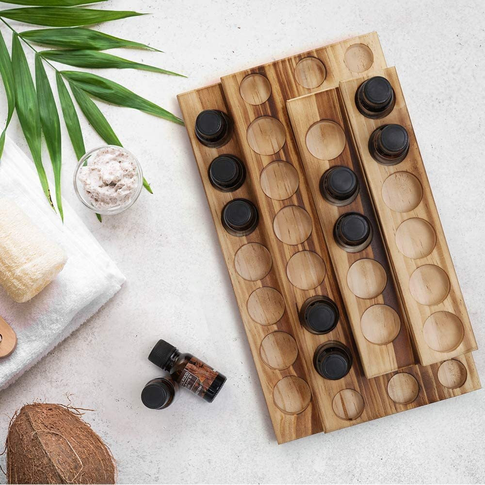 Wood stand for bottles and kitchen utensils Stornfield