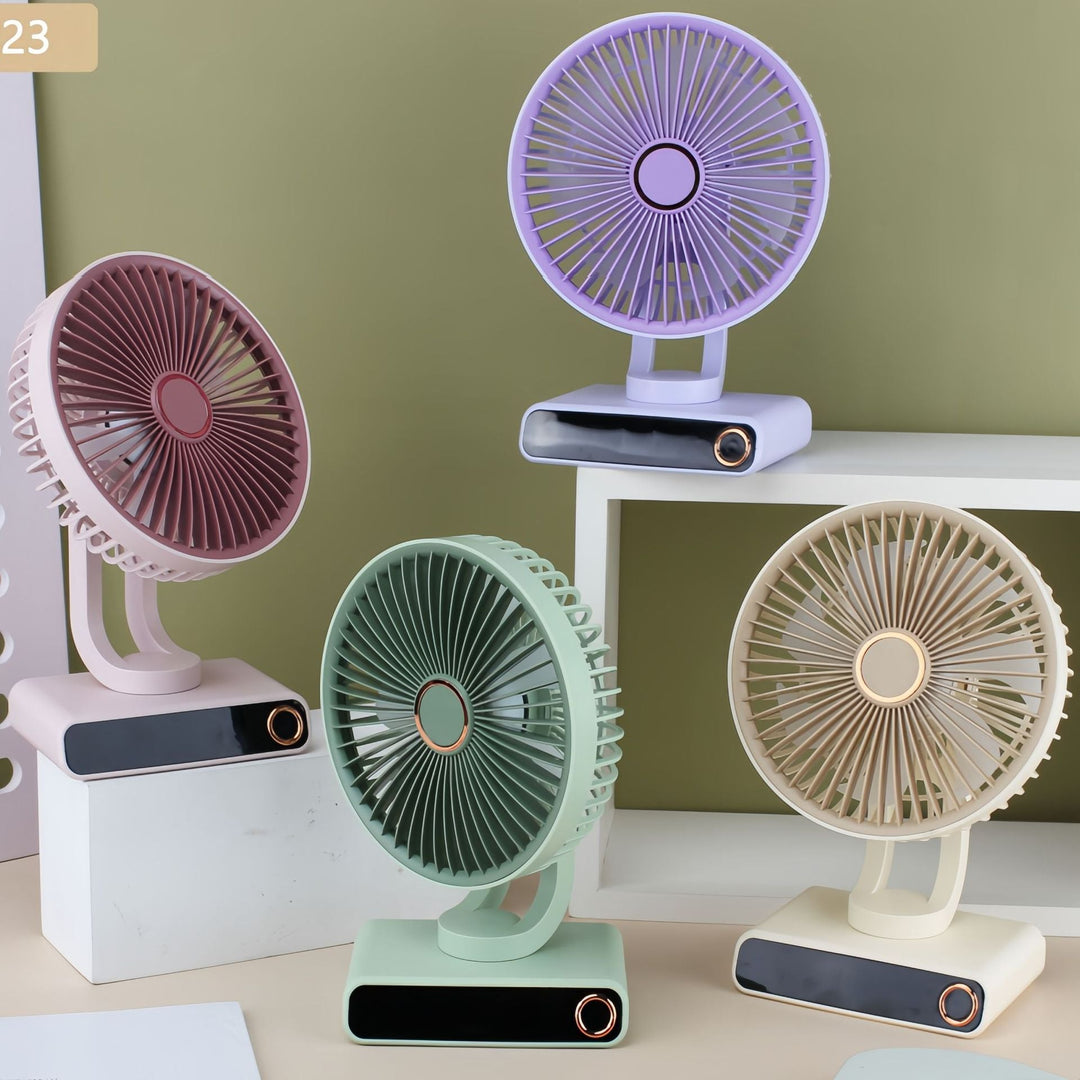Women's Portable Table Fan with Modern Design and Adjustable Tilt Angle Stornfield