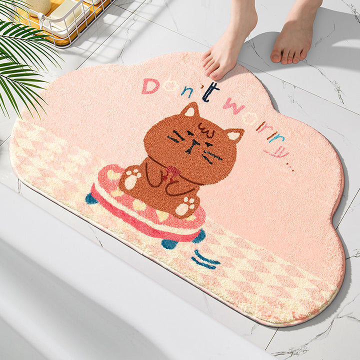 Cute Cartoon Duck Bath Mat