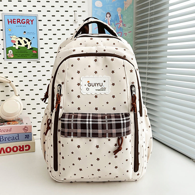Stylish Star-Print Backpack Stornfield 1791205961