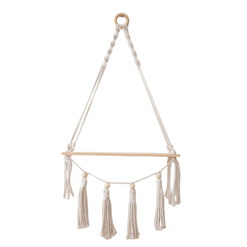 Decorative Macrame Hanging Shelf Stornfield
