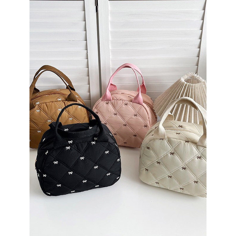 WoQuilted Bow Detail Handbag Stornfield