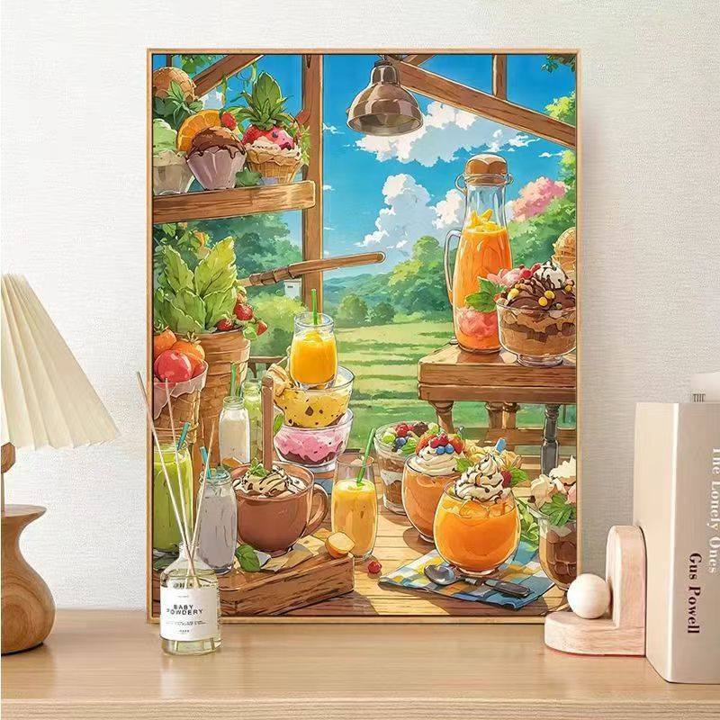 Gourmet Dessert-Themed Canvas Art Print Stornfield