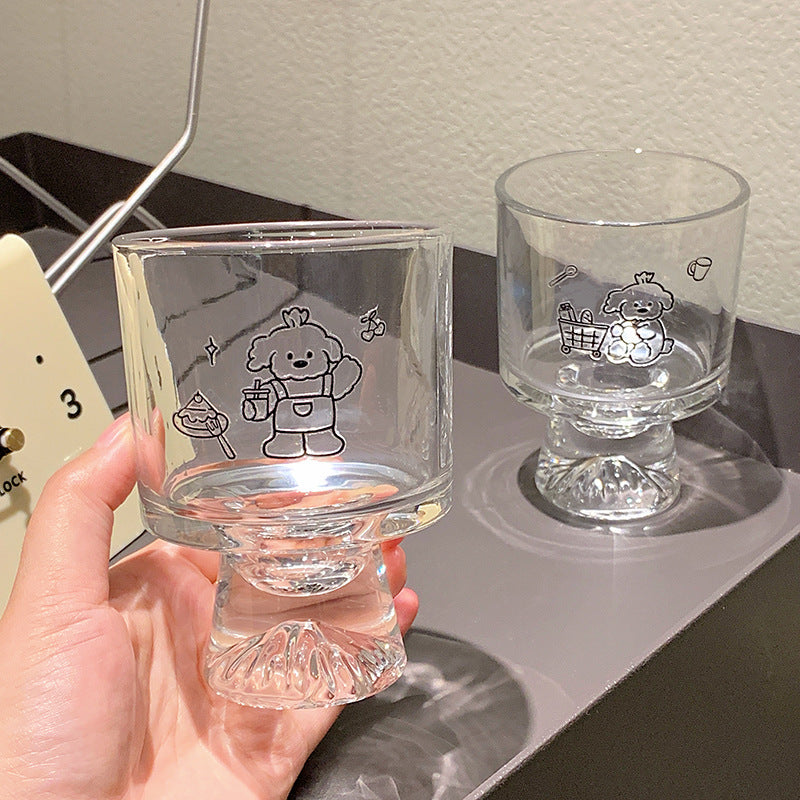 Drinking glass with lovingly designed animal motifs Stornfield