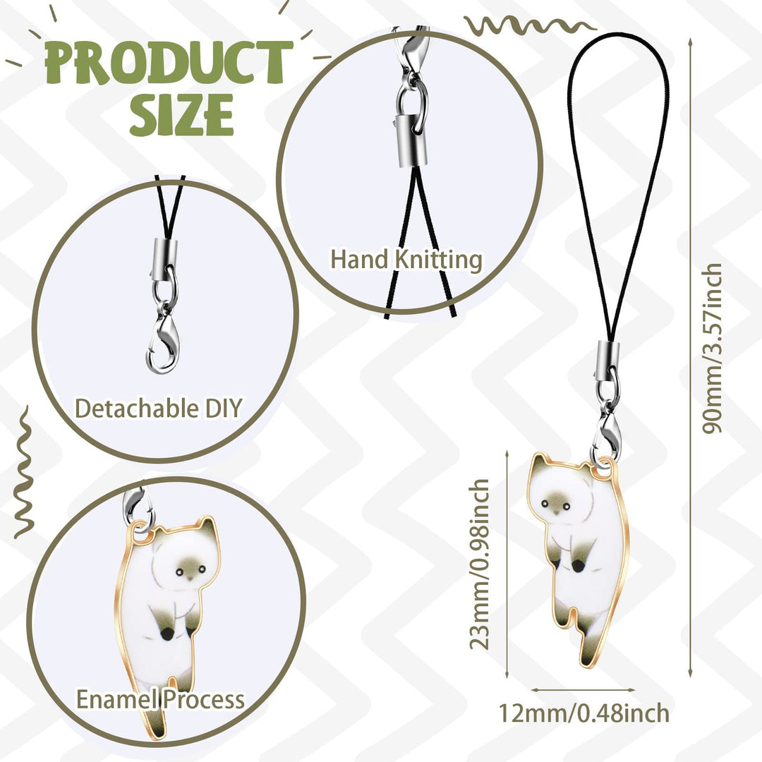 Cat-Themed Charms Keychain Set Stornfield
