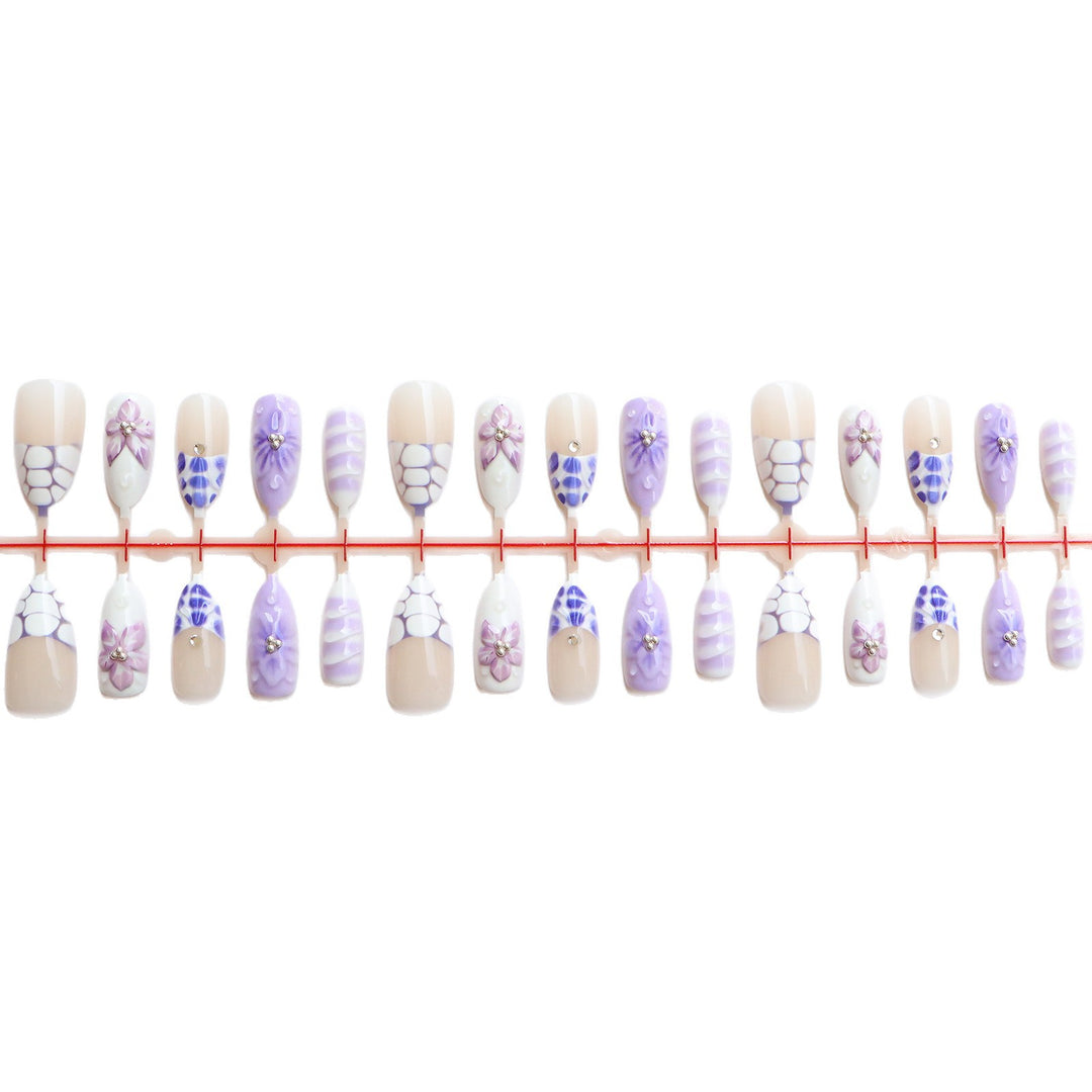 Artistic Press-On Nail Collection Stornfield