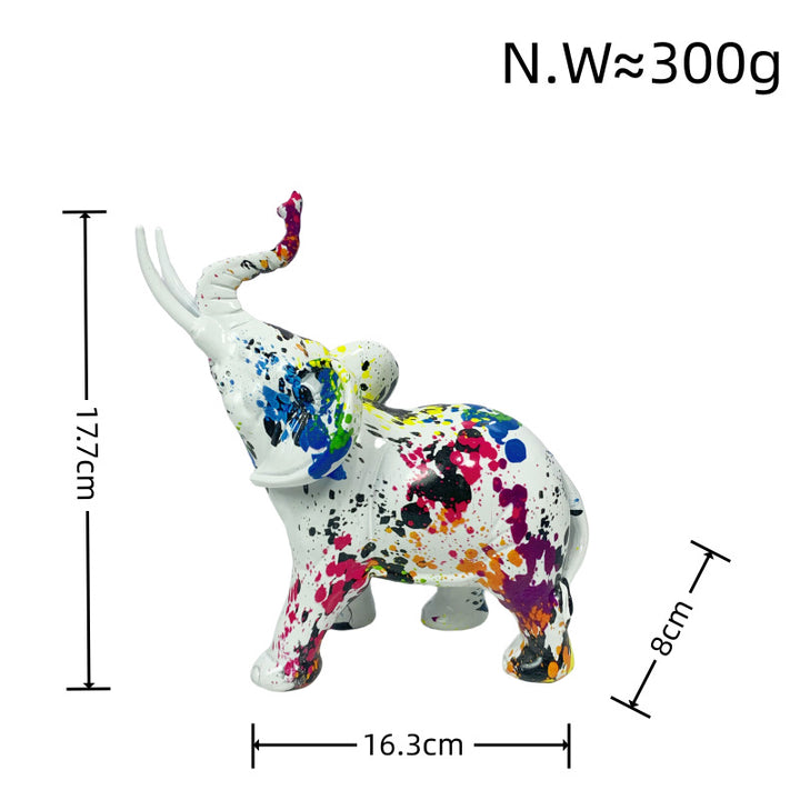 Artistically designed elephant figure Stornfield