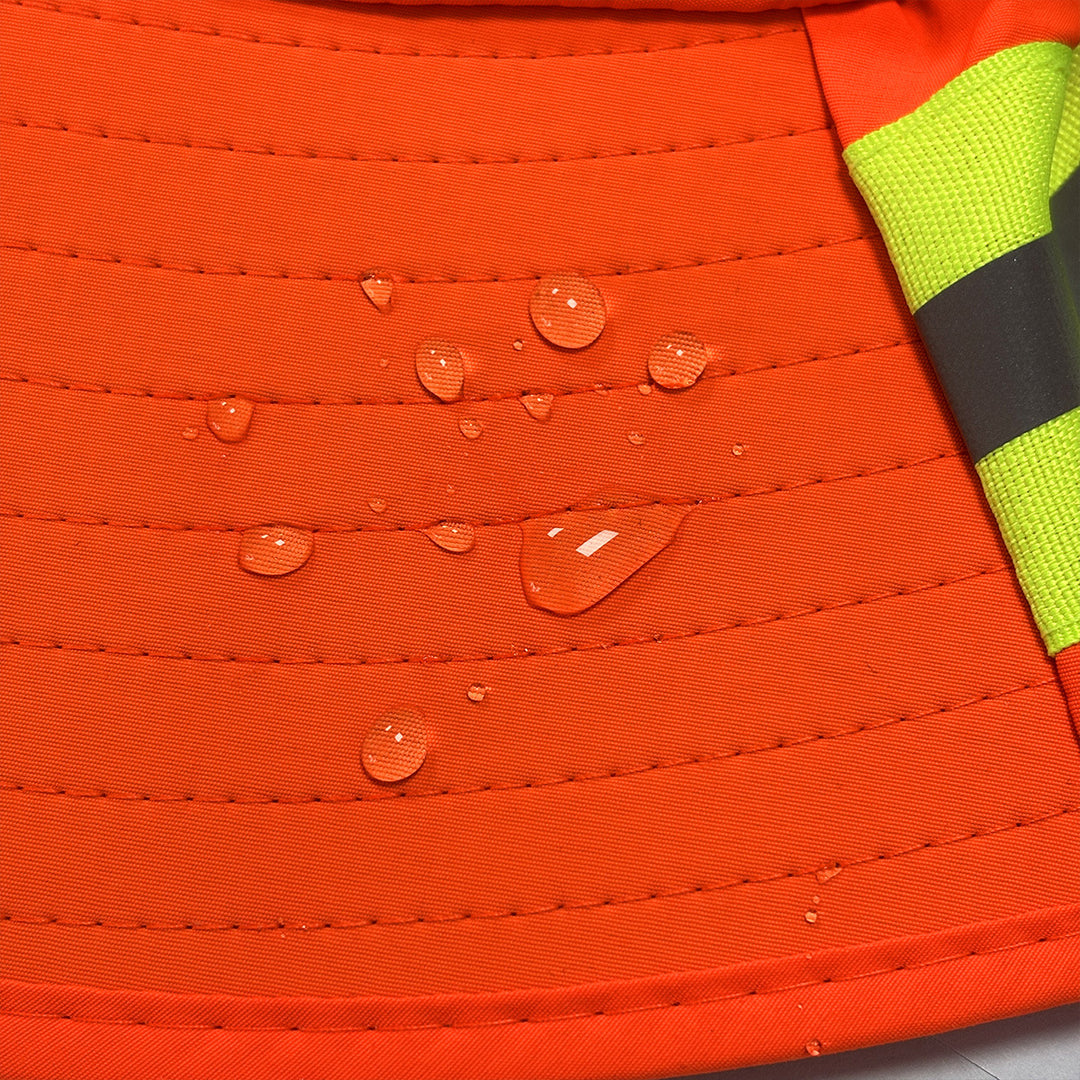 High-Visibility UV Sun Hat with Detachable Neck Flap, Solar-Powered Cooling Fan and Reflective Safety Strips Stornfield