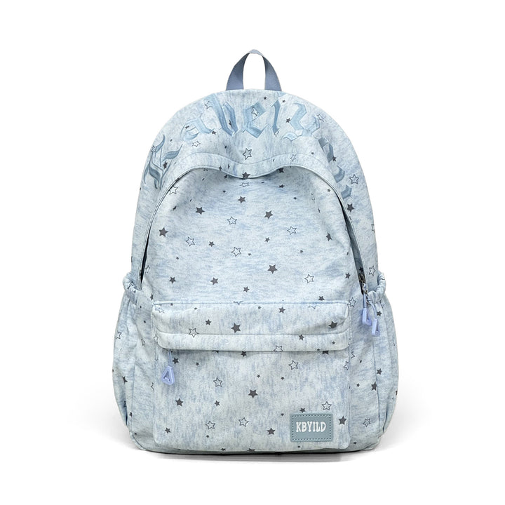 Stylish Star-Embellished Corduroy Backpack Stornfield