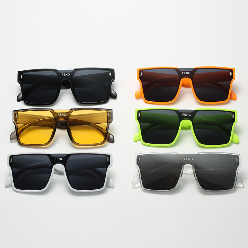 Women's fashionable square sunglasses with durable plastic frame Stornfield