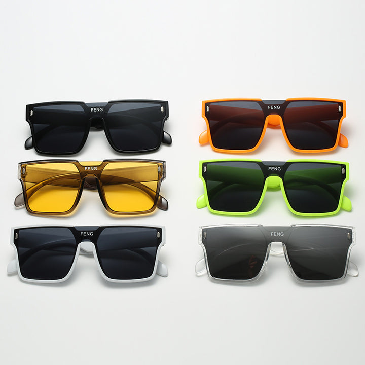Women's fashionable square sunglasses with durable plastic frame Stornfield