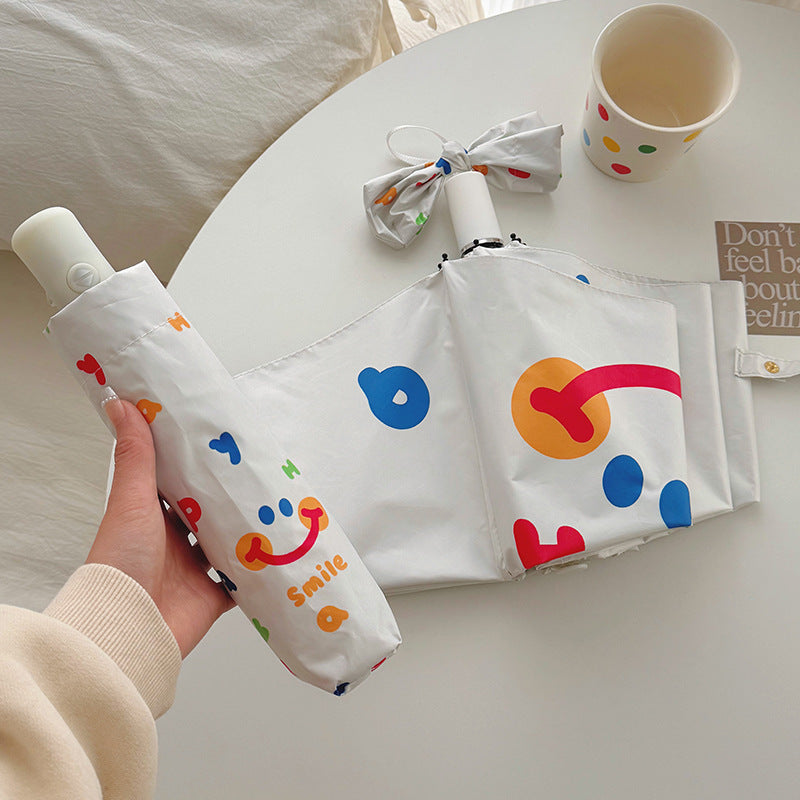 Women's Automatic Folding Umbrella with Cheerful Design Stornfield