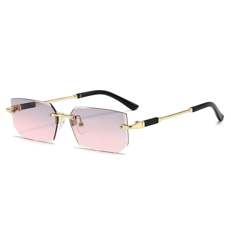 Ladies elegant and fashionable sunglasses with transparent frame Stornfield
