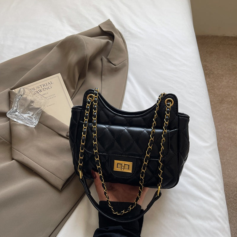 Quilted Chain-Detail Handbag Stornfield