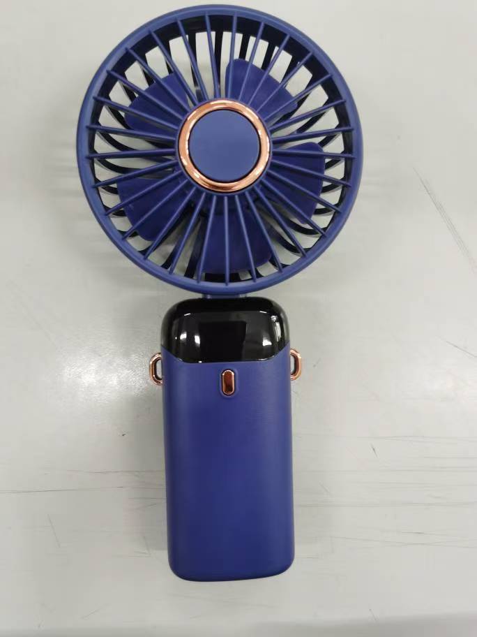 Cooling portable handheld misting fan with digital battery display and adjustable speeds Stornfield