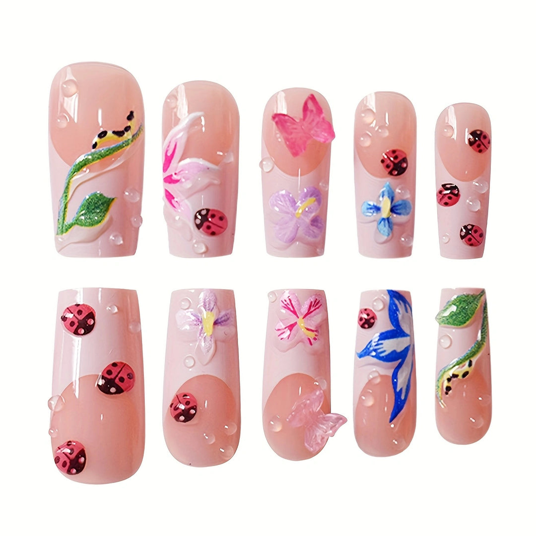 Floral Art Press-On Nails Stornfield