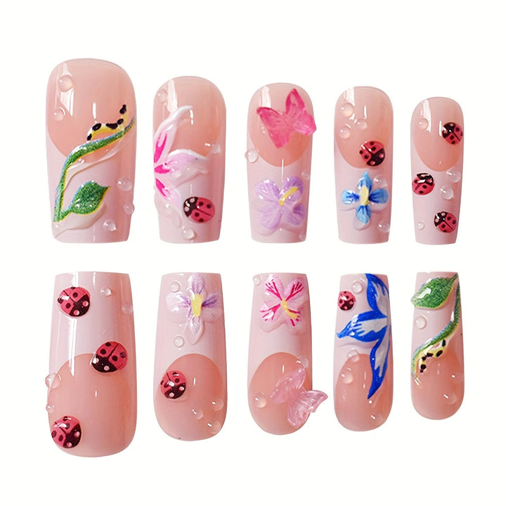 Floral Art Press-On Nails Stornfield