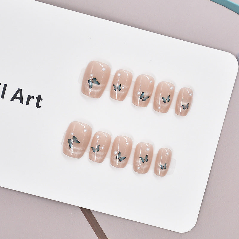 Glamorous Heart-Themed Press-On Nail Set Stornfield
