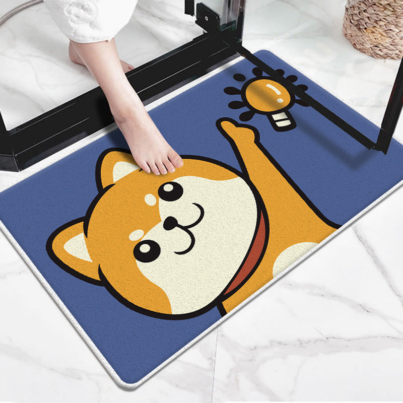 Cute Cartoon Dog-Themed Doormat Stornfield