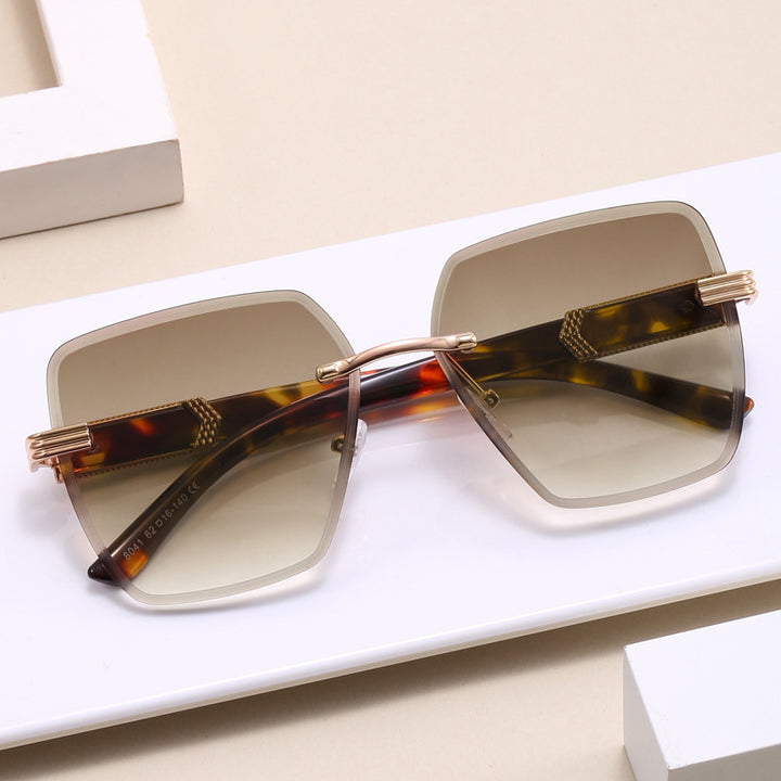 Ladies luxury sunglasses with unique frame and elegant accents Stornfield