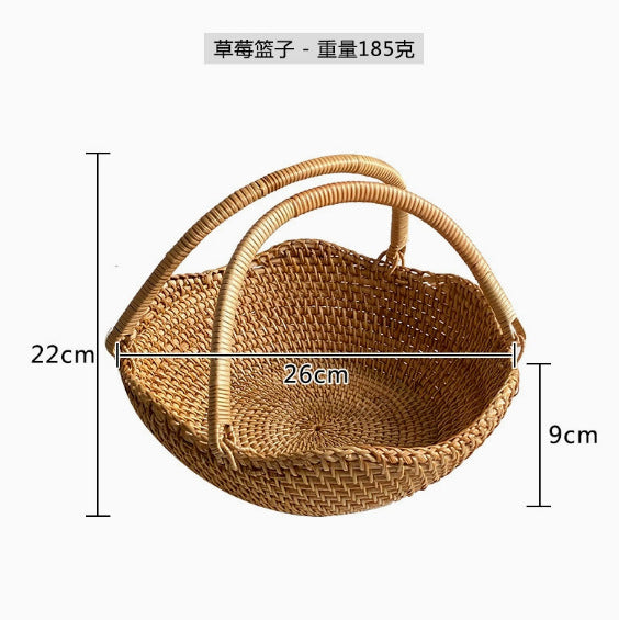 Women's Handwoven Shopping Basket Stornfield