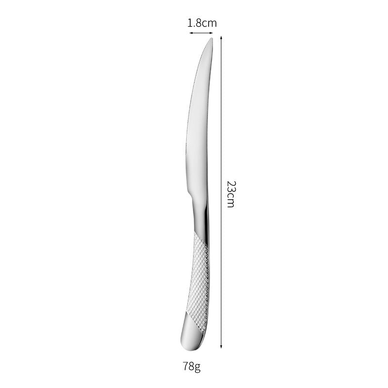 Fine and elegant table knife with non-slip handle Stornfield