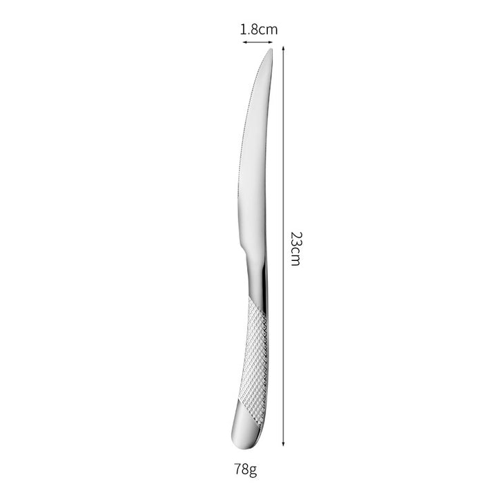 Fine and elegant table knife with non-slip handle Stornfield