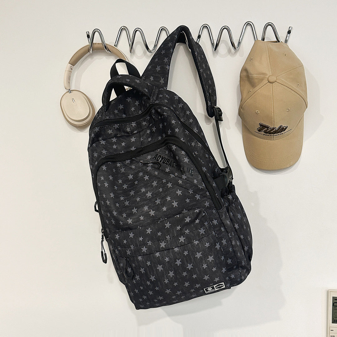 Star-Patterned Adventure Backpack Stornfield