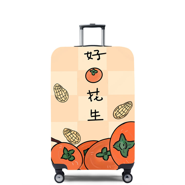 Unisex hard-shell travel suitcase with imaginative, cultural motif Stornfield