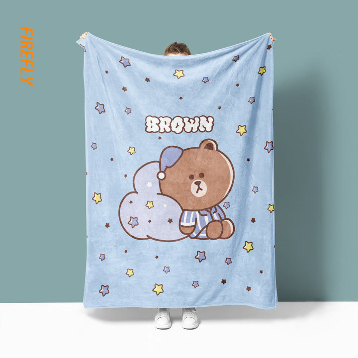 Plush Cartoon Animal Blanket