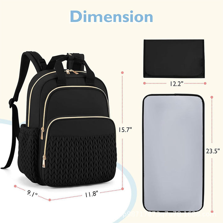 Fashionable backpack with structured design and multiple compartments Stornfield