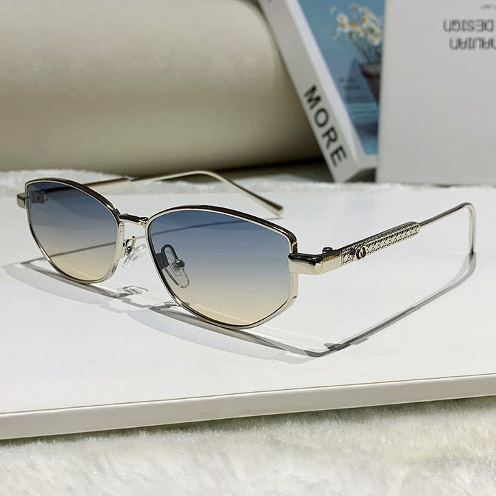 Women's elegant sunglasses with sparkling metal frame Stornfield