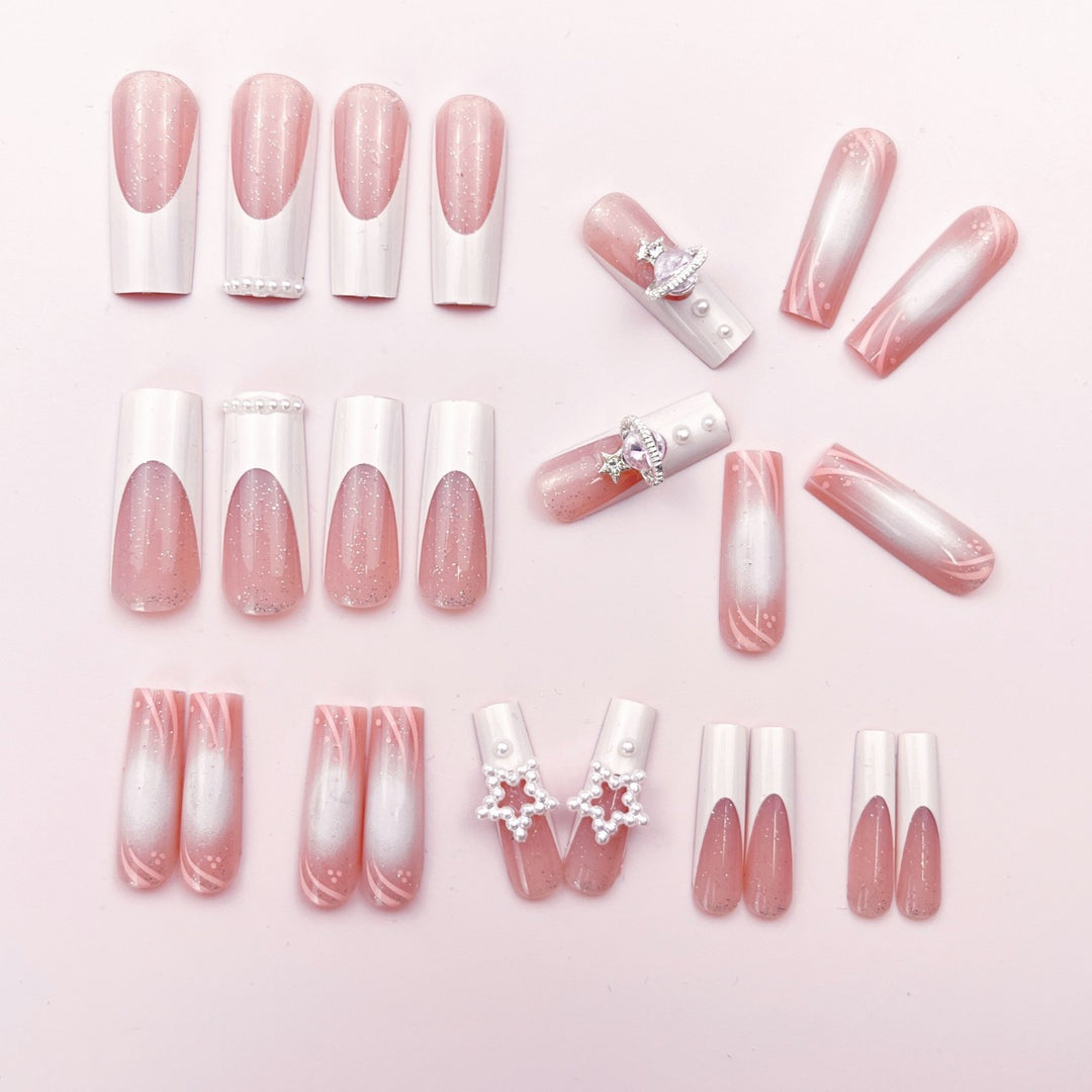 Glamorous Decorative Press-On Nail Art Stornfield