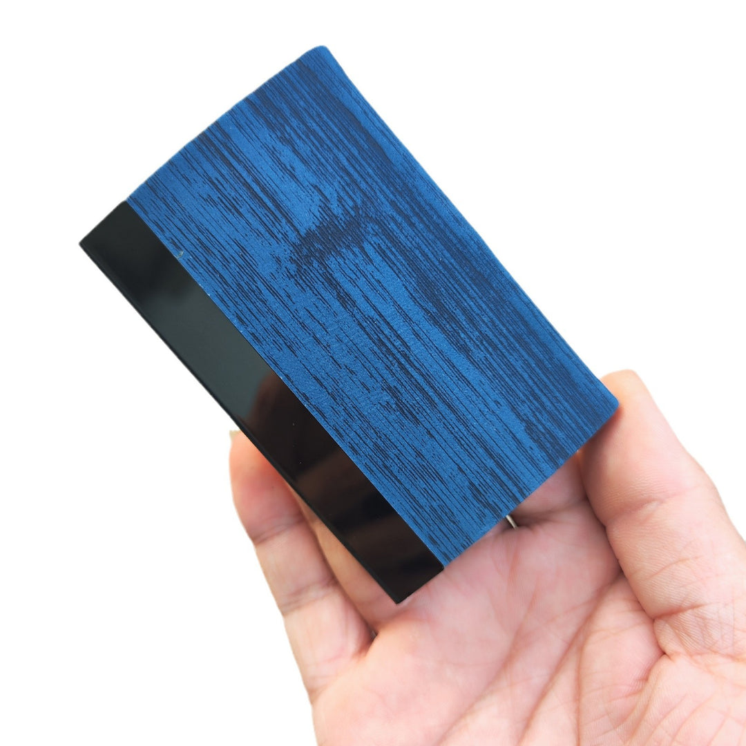 Premium Wood-Inspired Wallet Card Holder