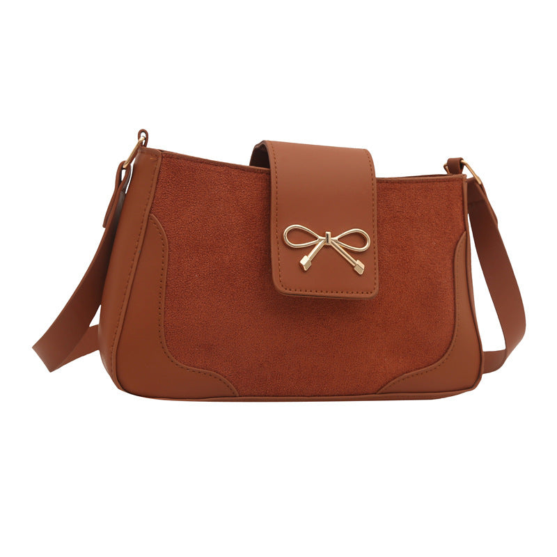 Stylish Faux Suede Handbag Stornfield