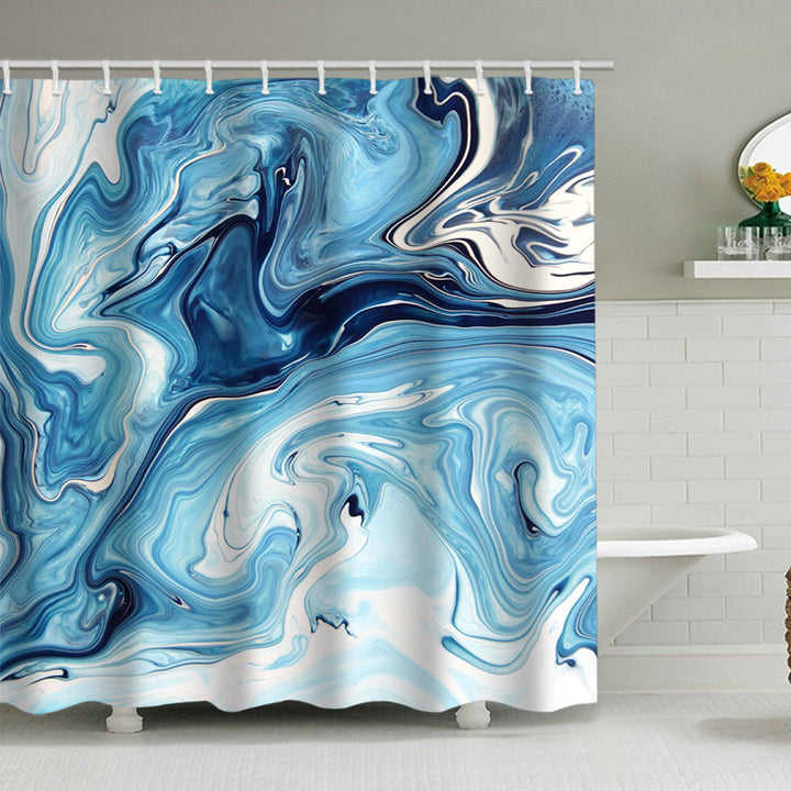 Artistic Marble Design Shower Curtain Stornfield