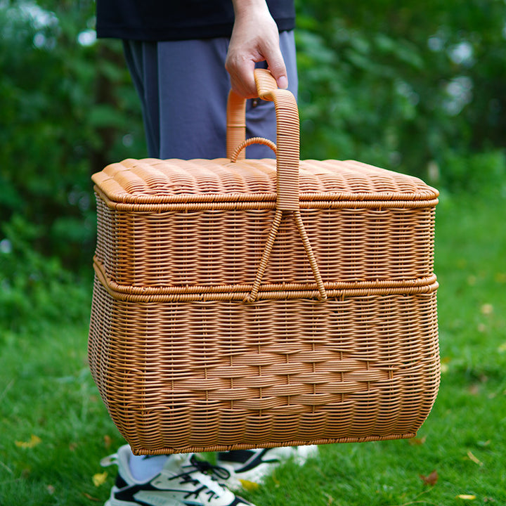 Decorative Wicker Storage Container Stornfield