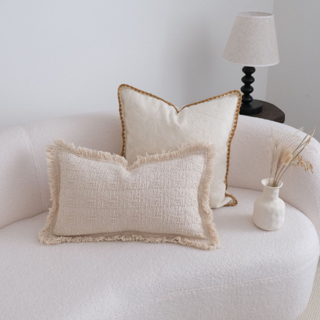 Bohemian Fringe Accent Pillow for Home Decor