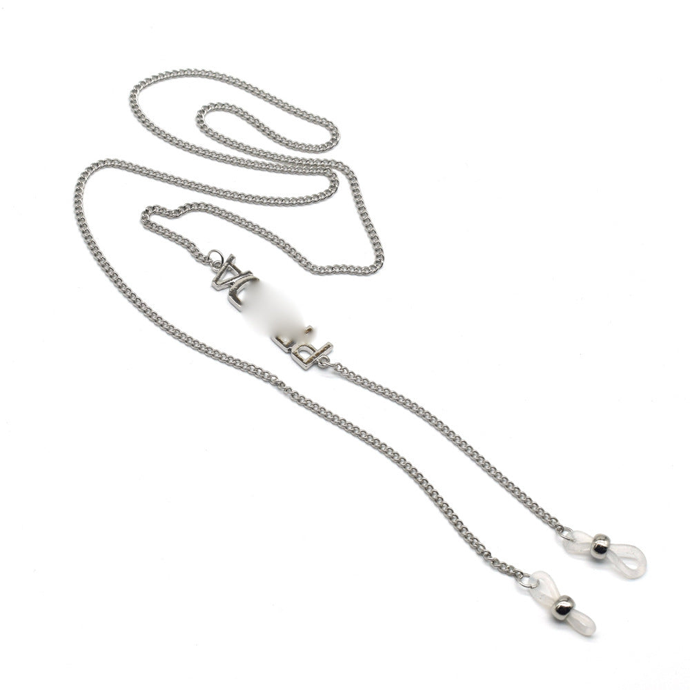 Adjustable Silver Eyewear Chain Stornfield