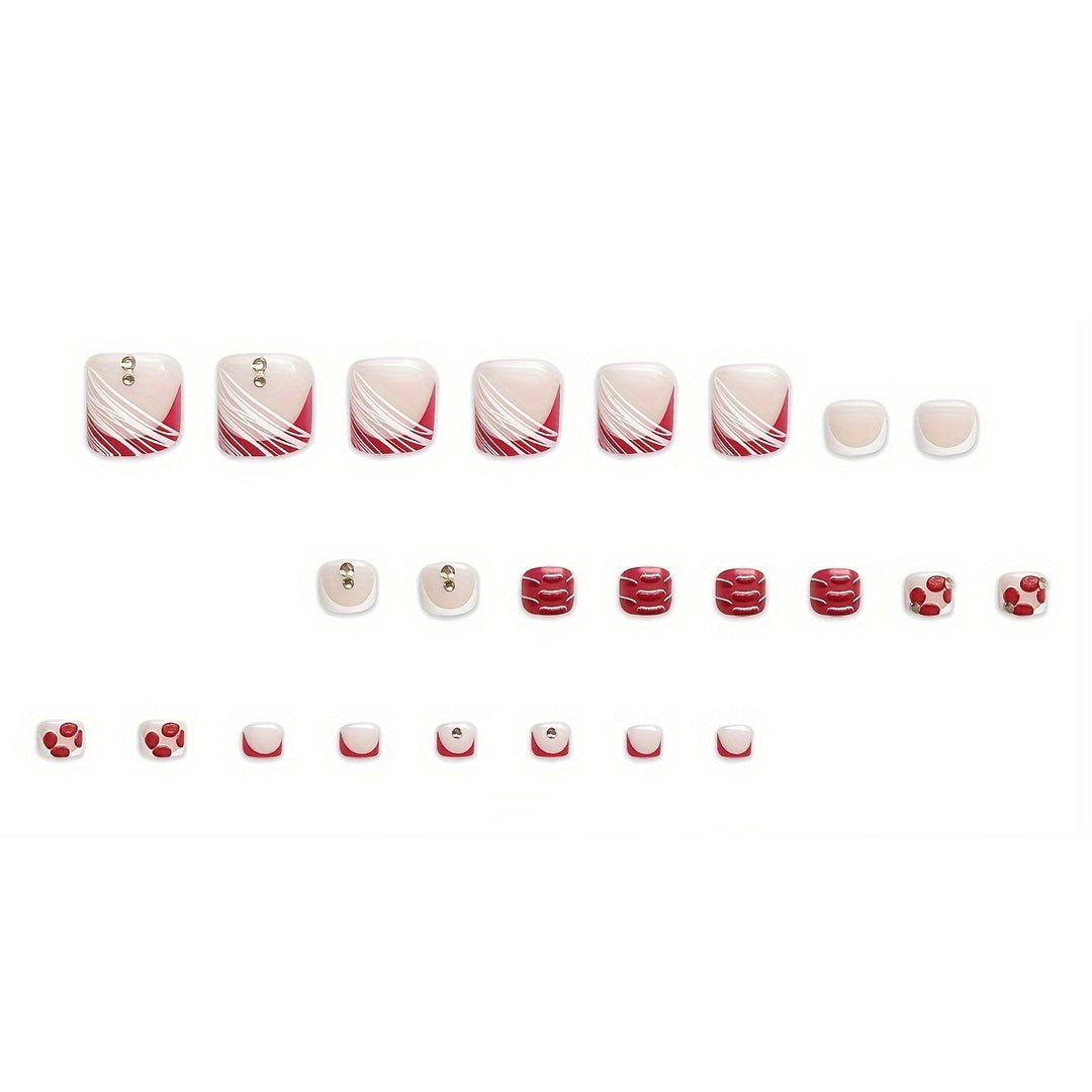 Decorative Rhinestone Pedicure Set Stornfield
