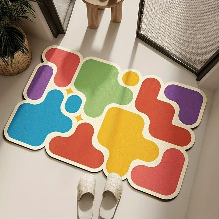 Modern Abstract Floor Mat Stornfield