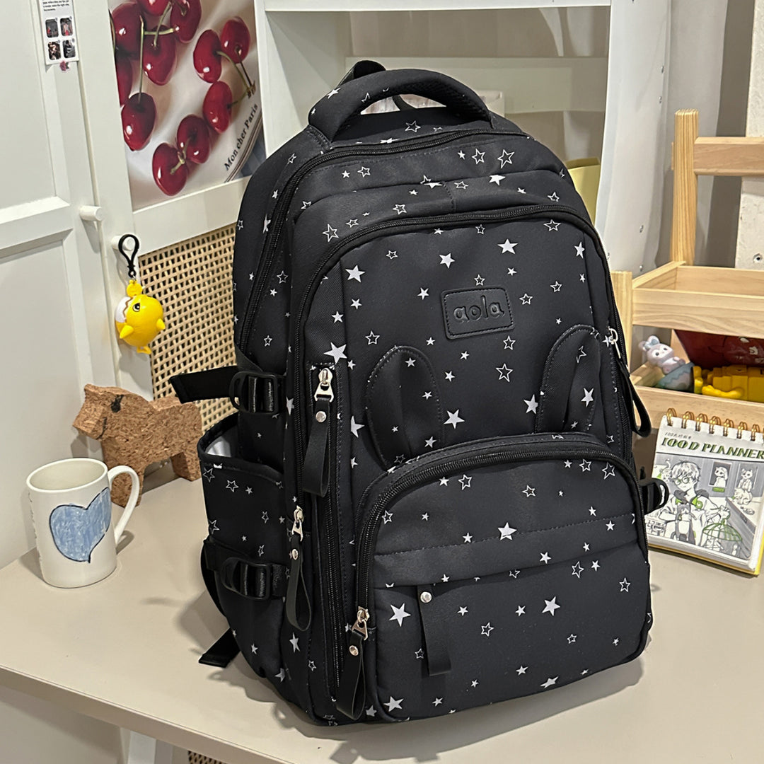 Star Print Multi-Functional Backpack Stornfield