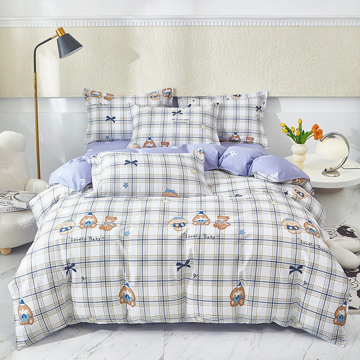 Cozy Heart Pattern Bedding Set
