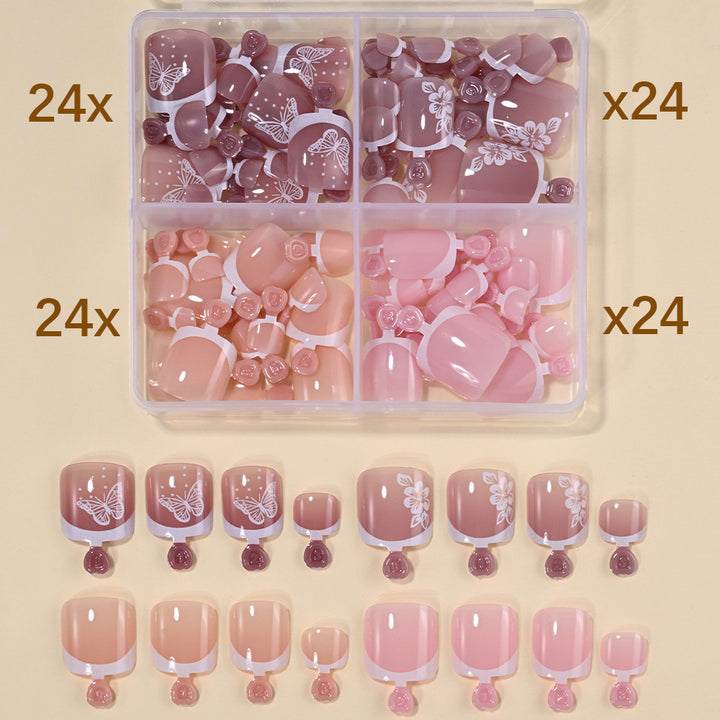 Variety Press-On Nail Tips Set Stornfield