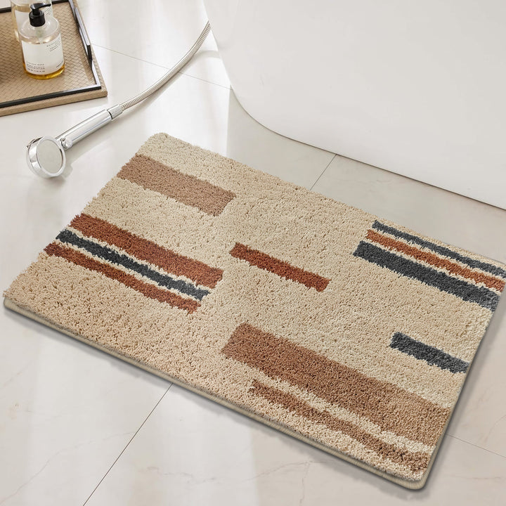 Geometric Pattern Bath Mat