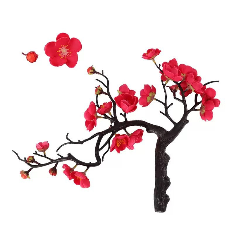 Realistic Cherry Blossom Stem