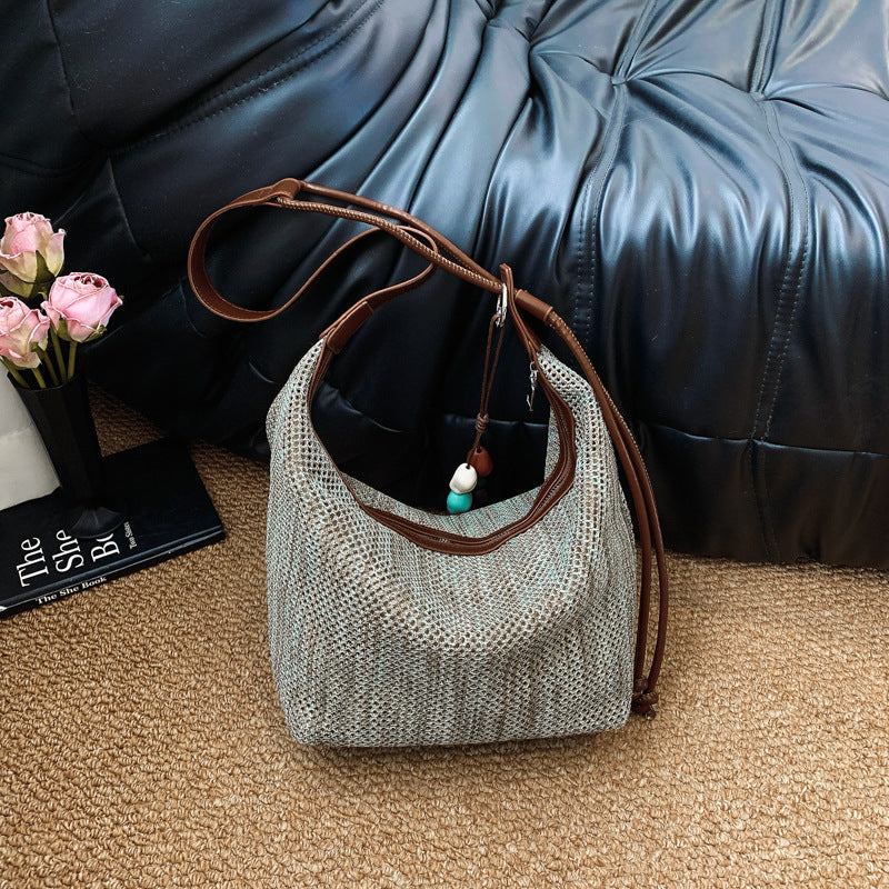 Casual Knit Shoulder Bag