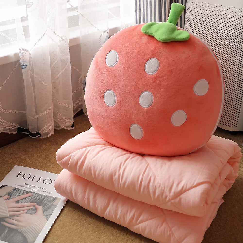 Plush pillow in fruity design Stornfield