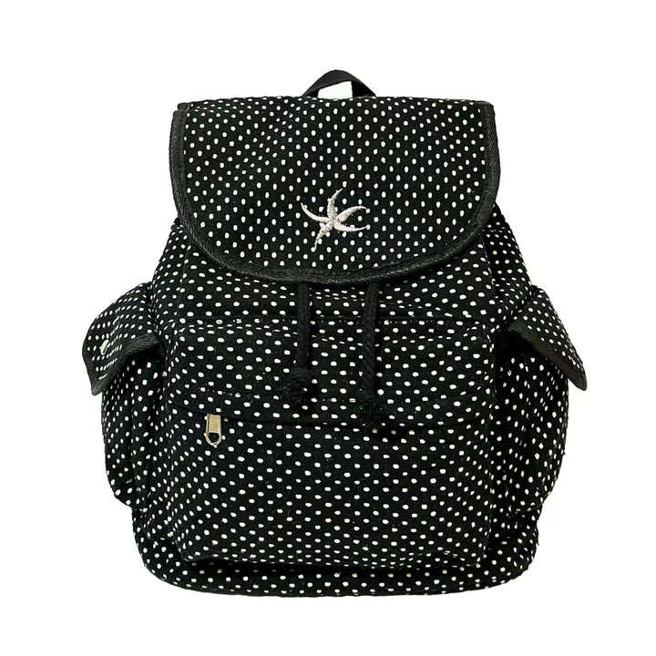 Backpack with Playful Polka Dot Pattern and Practical Storage Stornfield