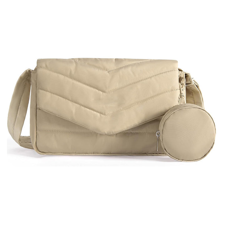 Multifunctional shoulder bag with removable cosmetic pouch Stornfield